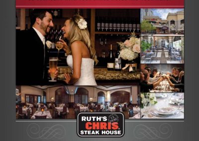 Ruth's Chris Steak House - Weddings Print Ad with Maverick Marketing Advertising and Public Relations