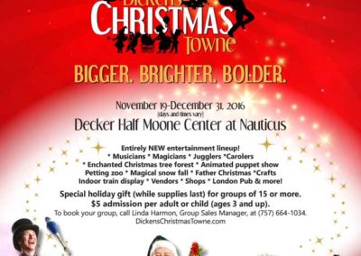 Dickens' Christmas Towne - Group Visit Invite Flyer with Maverick Marketing Advertising and Public Relations
