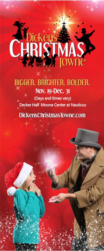 Dickens' Christmas Towne - Rack Card | Side 1 with Maverick Marketing Advertising and Public Relations