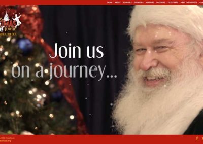 Dickens' Christmas Towne - Website Homepage with Maverick Marketing Advertising and Public Relations