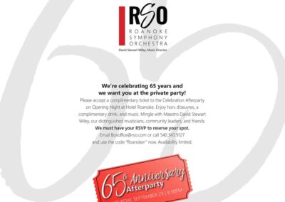 RSO - Anniversary After Party Invite