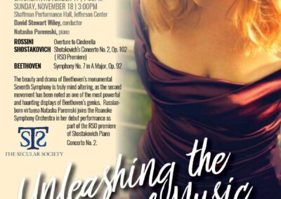 RSO - Beethoven and Shostakovich concert flyer